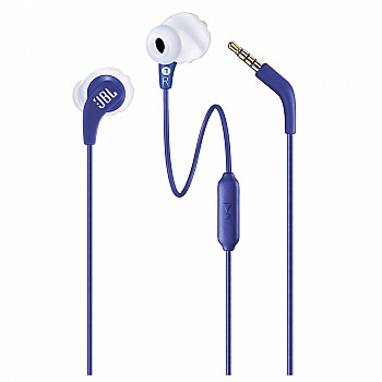 JBL Endurance Run Wired in Ear Earphones with Mic (Blue)