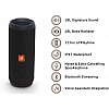 JBL FLIP 4 Wireless Portable Bluetooth Speaker (Black)