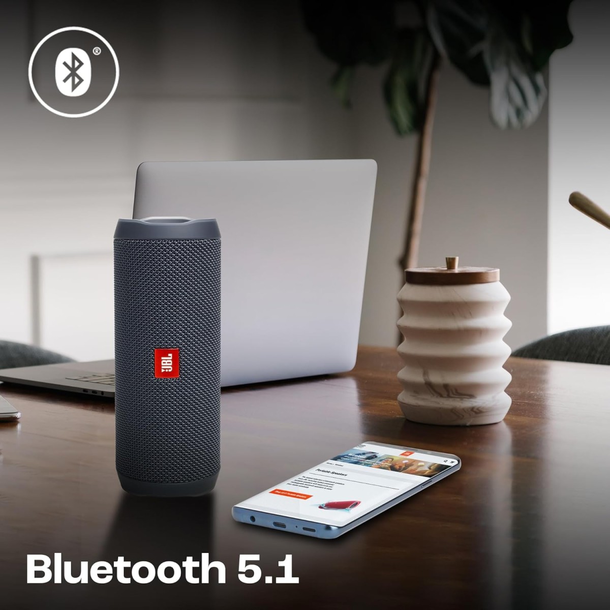 JBL Flip Essential 2, Wireless Portable Bluetooth Speaker with Deep Base, IPX7 Water & Dustproof (Without Mic, Black) JBL Flip Essential 2, Wireless Portable Bluetooth Speaker with Deep Base, IPX7 Water & Dustproof (Without Mic, Black)