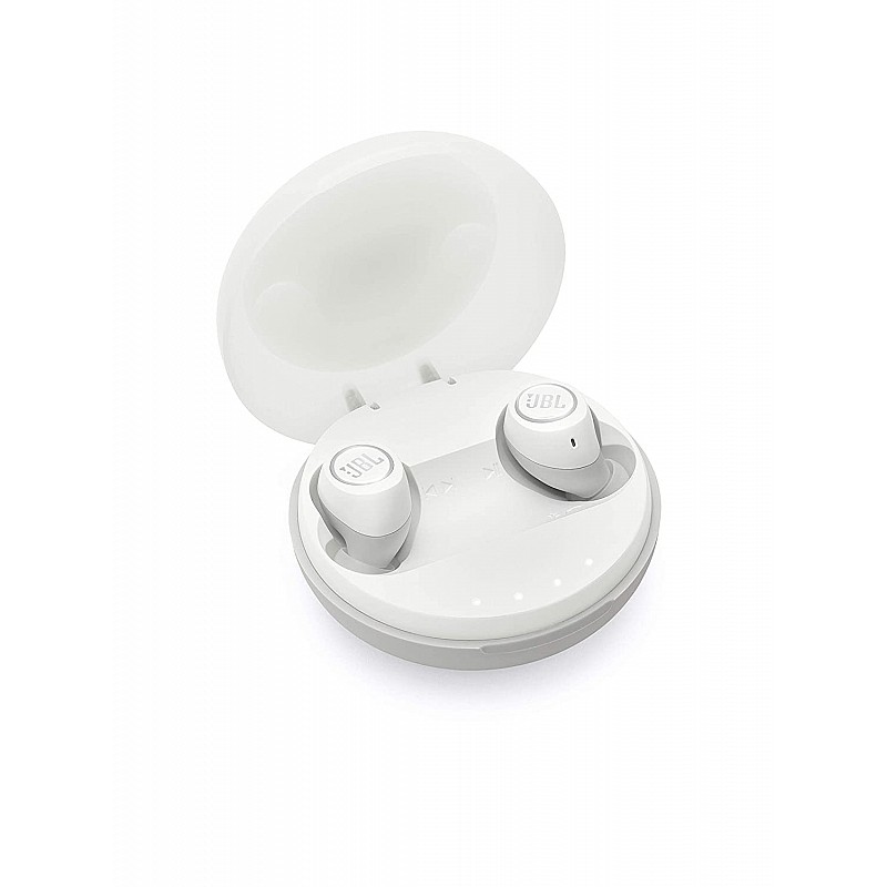 JBL Free Bluetooth Truly Wireless in Ear Earbuds with Mic (White)