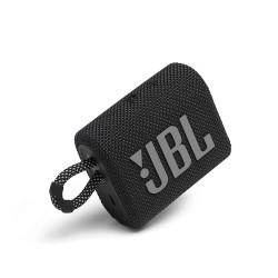 JBL Go 3, Wireless Ultra Portable Bluetooth Speaker, JBL Pro Sound, Vibrant Colors, Waterproof, Type C (Without Mic, Black)