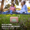 JBL Go 4 in Pink - Portable Bluetooth Speaker Box Pro Sound, Deep Bass and Playtime Boost Function - Waterproof and Dustproof - 7 Hours Runtime
