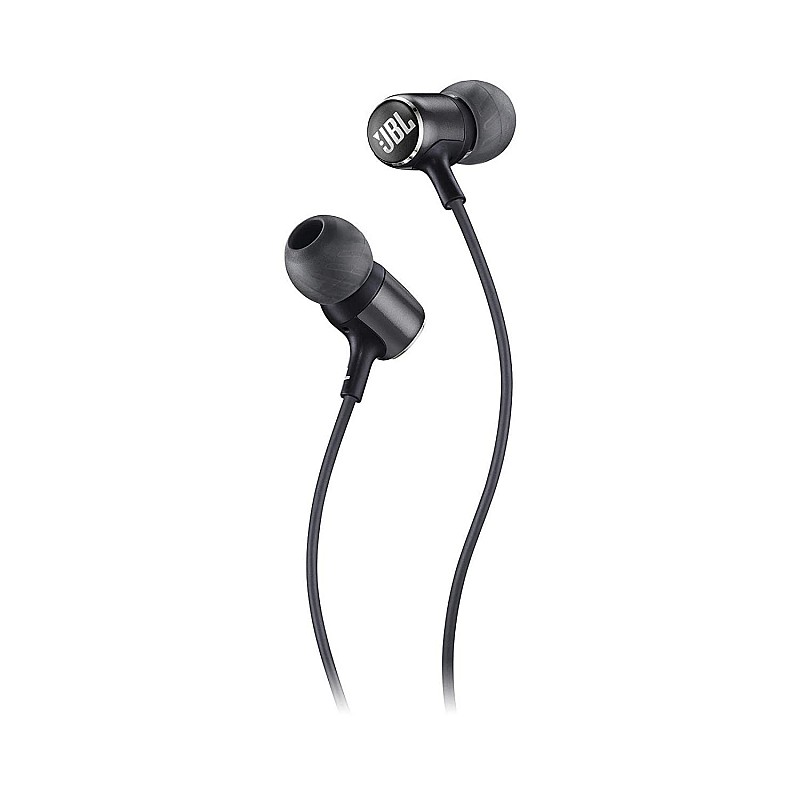 JBL LIVE100 by Harman in-Ear Headphones with in-Line Microphone and Remote Black