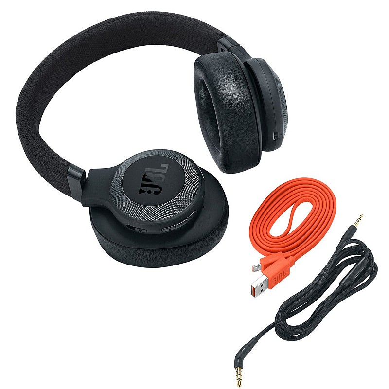 JBL Lifestyle E65BTNC Over-Ear Bluetooth Noise-canceling Headphones - Black