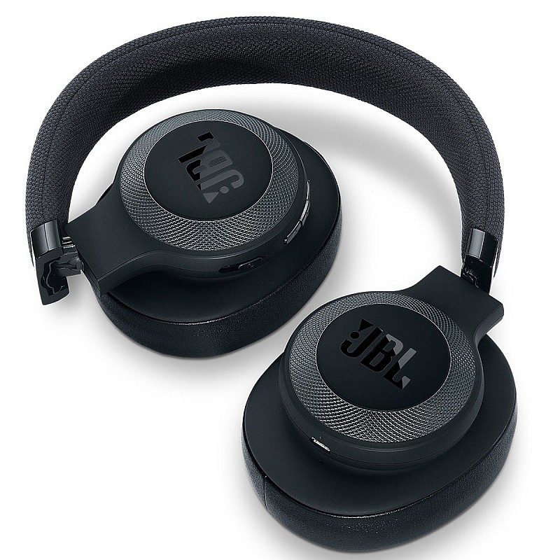 JBL Lifestyle E65BTNC Over-Ear Bluetooth Noise-canceling Headphones - Black