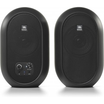 JBL Professional Series 104-BT Compact Desktop Reference Monitors with Bluetooth, Speaker Black