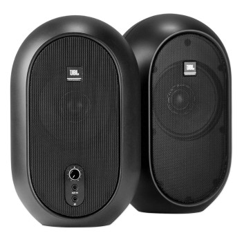 JBL Professional 1 Series, Coaxial, Computer 104 Compact Powered Desktop Reference Monitors Speakers (Sold as Pair), Black (JBL104) JBL Professional 1 Series, Coaxial, Computer 104 Compact Powered Desktop Reference Monitors Speakers (Sold as Pair), Black (JBL104)