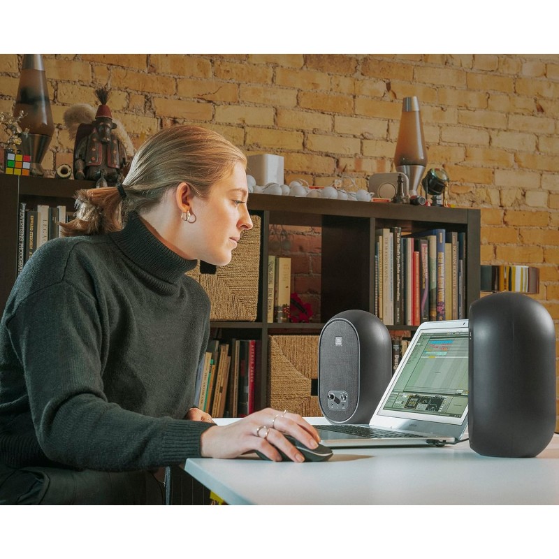 JBL Professional 104-BT Compact Desktop Reference Woofer Monitors with Bluetooth (Seal Pack)