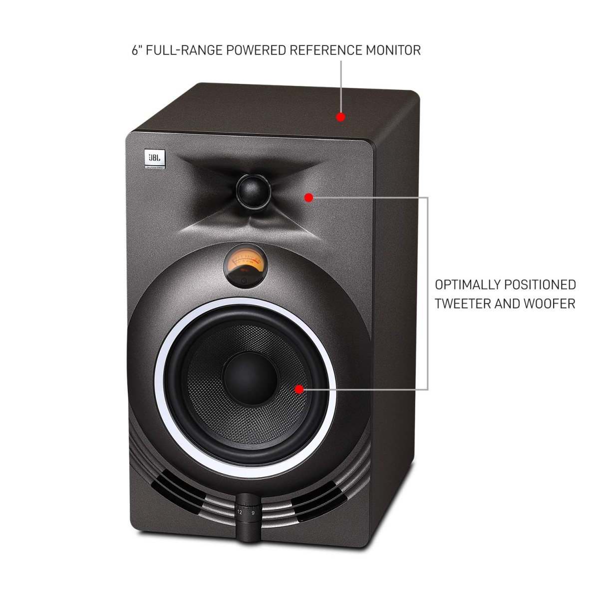 JBL Professional Nano K6 6" Full-Range Powered Reference Outdoor Auxiliary Monitor JBL Professional Nano K6 6" Full-Range Powered Reference Outdoor Auxiliary Monitor