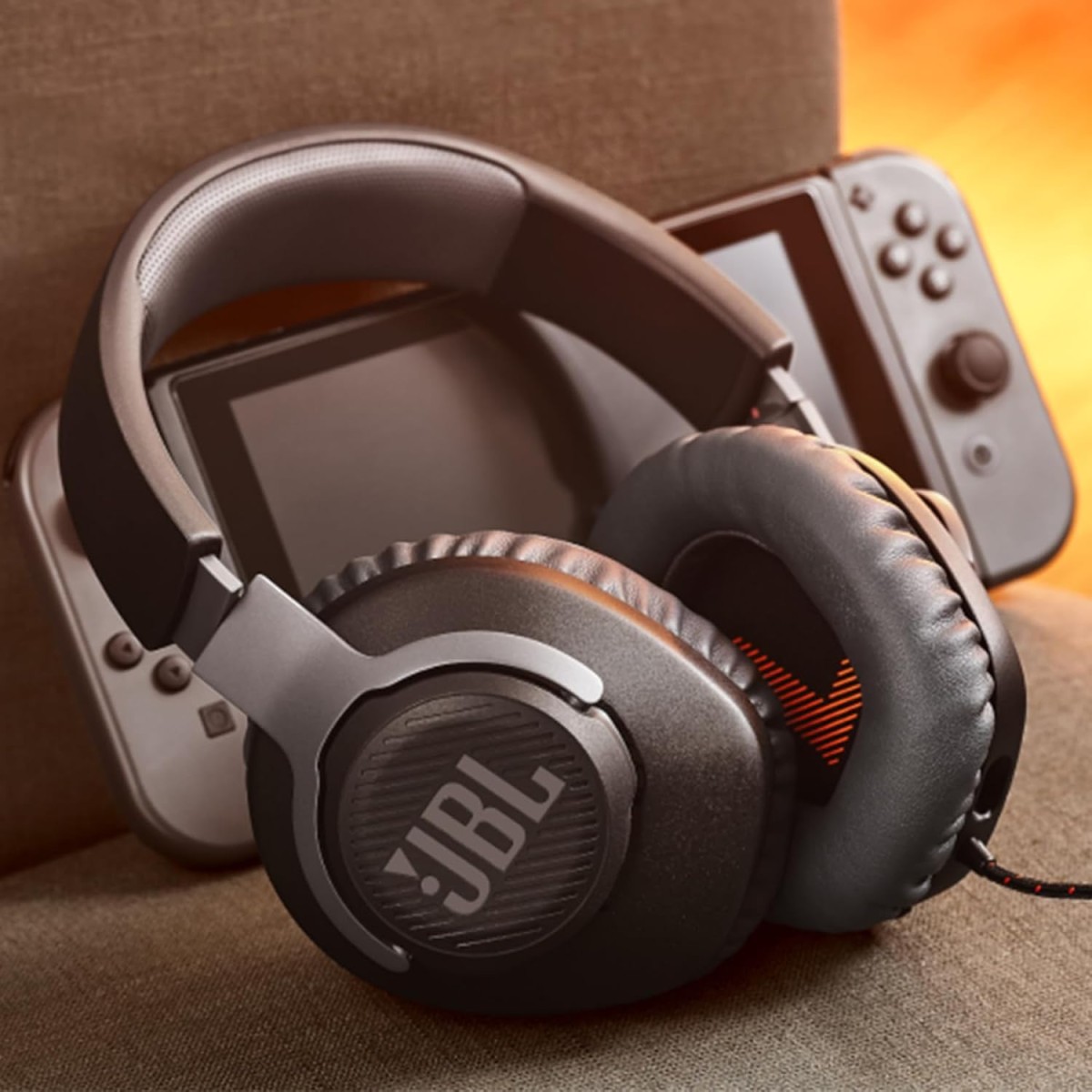 JBL Quantum 100 Wired Over Ear Gaming Headphones without Mic