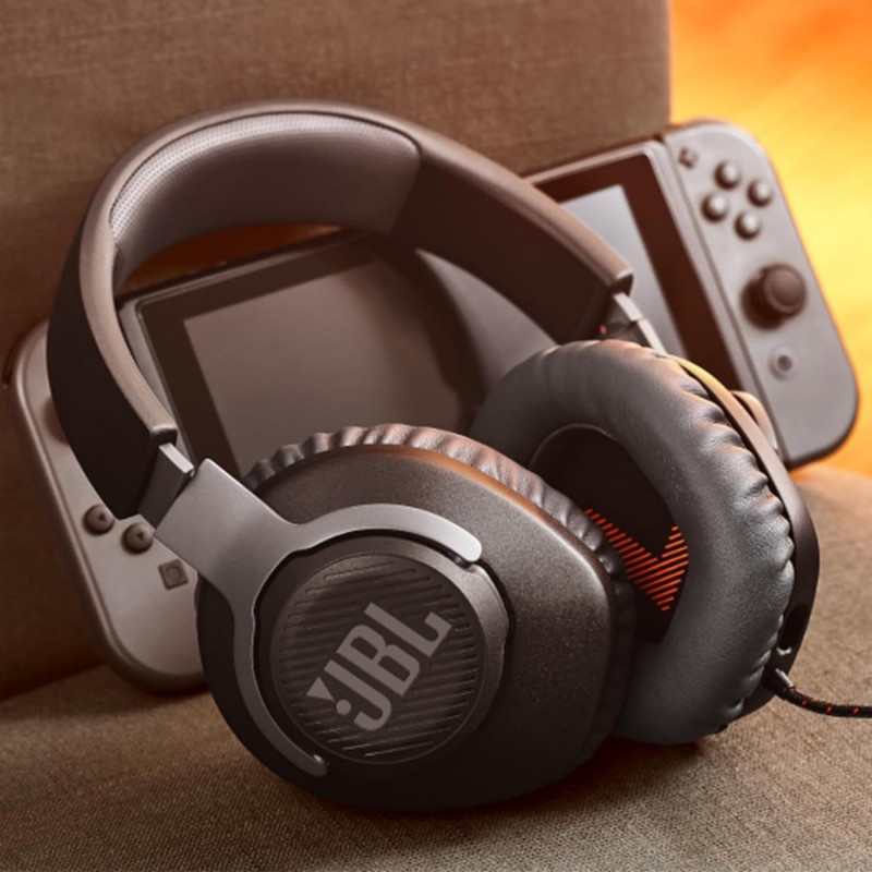 JBL Quantum 100 Wired Over Ear Gaming Headphones without Mic JBL Quantum 100 Wired Over Ear Gaming Headphones without Mic
