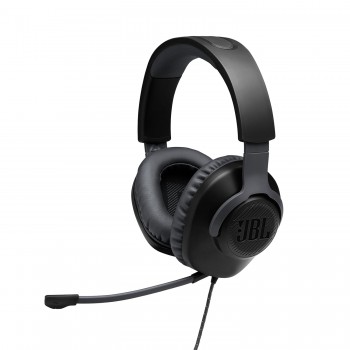 JBL Quantum 100 Wired Over Ear Gaming Headphones without  Mic