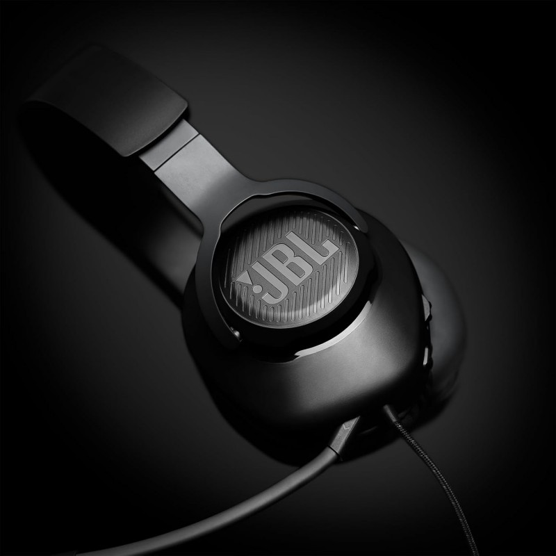 JBL Quantum 100 Wired Over Ear Gaming Headphones without Mic JBL Quantum 100 Wired Over Ear Gaming Headphones without Mic