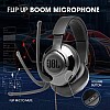 JBL Quantum 300, Wired Over Ear Gaming Headphones with Flip-up Boom Mic  (Black)