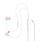 JBL Quantum 50 by Harman Wired in-Ear Gaming Headphone with Twist Lock Technology, Inline Voice Focus Microphone and Master Volume Slider (White)