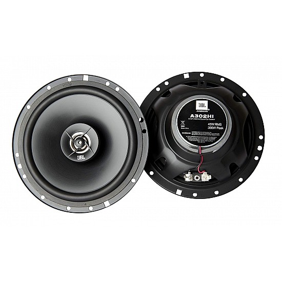 JBL Stage2 424FHI - 250W 4" (10cm) Two Way Coaxial Car Speaker with IMPP Cone with PEI Balanced Dome Tweeters which Fills Out Their Sonic Signature with Crisp, high-end Frequencies - Black