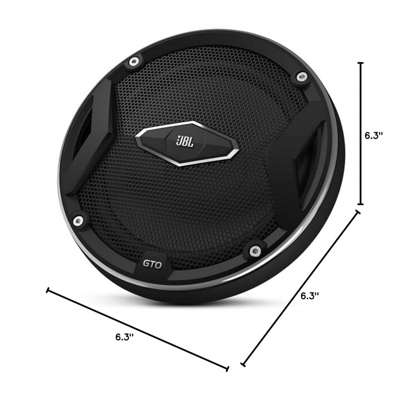 JBL Stage2 424FHI - 250W 4" (10cm) Two Way Coaxial Car Speaker with IMPP Cone with PEI Balanced Dome Tweeters which Fills Out Their Sonic Signature with Crisp, high-end Frequencies (Black)