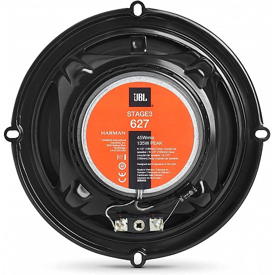 JBL Stage2 424FHI - 250W 4" (10cm) Two Way Coaxial Car Speaker with IMPP Cone with PEI Balanced Dome Tweeters which Fills Out Their Sonic Signature with Crisp, high-end Frequencies - Black