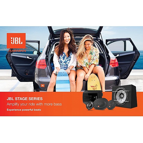 JBL Stage2 424FHI - 250W 4" (10cm) Two Way Coaxial Car Speaker with IMPP Cone with PEI Balanced Dome Tweeters which Fills Out Their Sonic Signature with Crisp, high-end Frequencies - Black