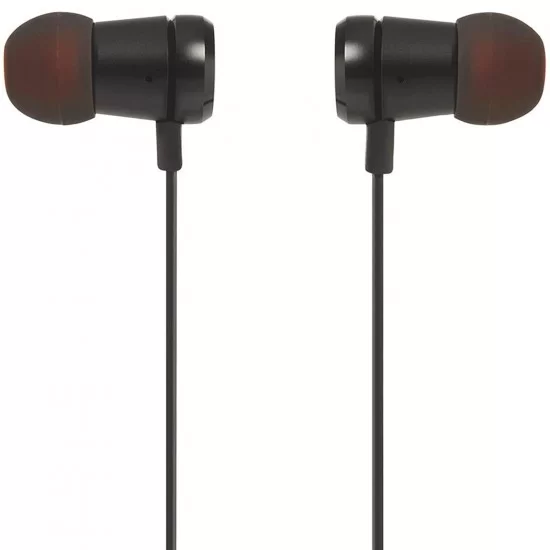 JBL T290 by Harman Pure Bass All Metal in-Ear Headphones with Mic Black