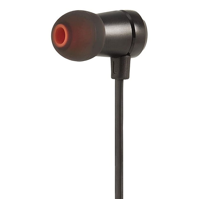 JBL T290 by Harman Pure Bass All Metal in-Ear Headphones with Mic Black