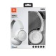 JBL T450BT Extra Bass Wireless On-Ear Headphones with Mic (White)