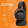 JBL Tune 520BT Wireless On Ear Headphones with Mic, Upto 57H Battery, Speed Charge : 5 Min Charge Gives Up to 3H of Playback, Multipoint Connect, Customizable Bass with Headphones App, BT 5.3 (Black) JBL Tune 520BT Wireless On Ear Headphones with Mic, Upto 57H Battery, Speed Charge : 5 Min Charge Gives Up to 3H of Playback, Multipoint Connect, Customizable Bass with Headphones App, BT 5.3 (Black)