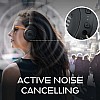 JBL Tune 750BTNC Over Ear Active Noise Cancellation Headphones with Mic Black