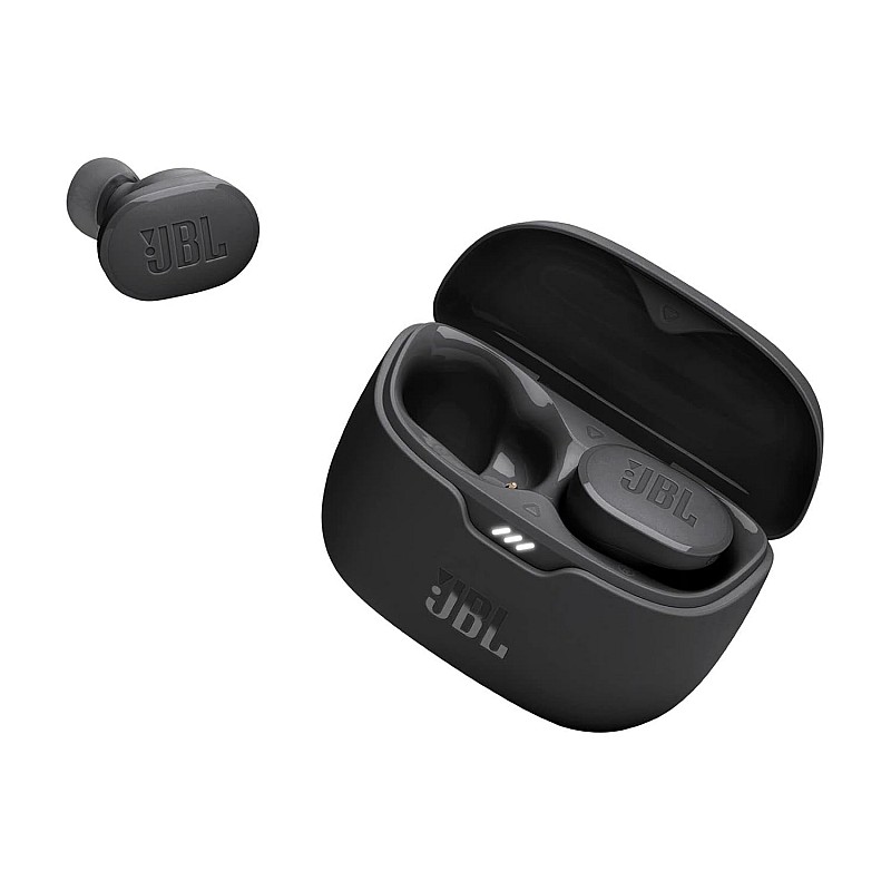 JBL Tune Buds In Ear Wireless TWS Earbuds with Mic, ANC Earbuds, Customized Extra Bass with Headphones App, 48 Hrs Battery, Quick Charge, 4-Mics, IP54, Ambient Aware & Talk-Thru, Bluetooth 5.3 (Black)