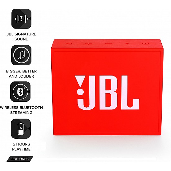 JBL GO Plus by Harman Portable Wireless Bluetooth Speaker with Mic 