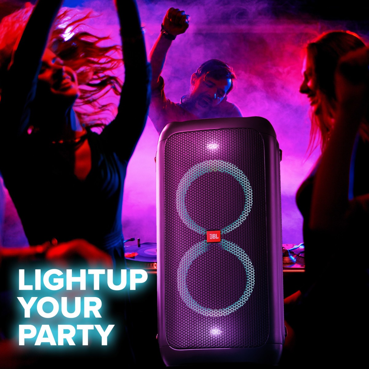 JBL PartyBox 100 by Harman Portable Bluetooth Party Speaker with Bass Boost and Dynamic Light Show