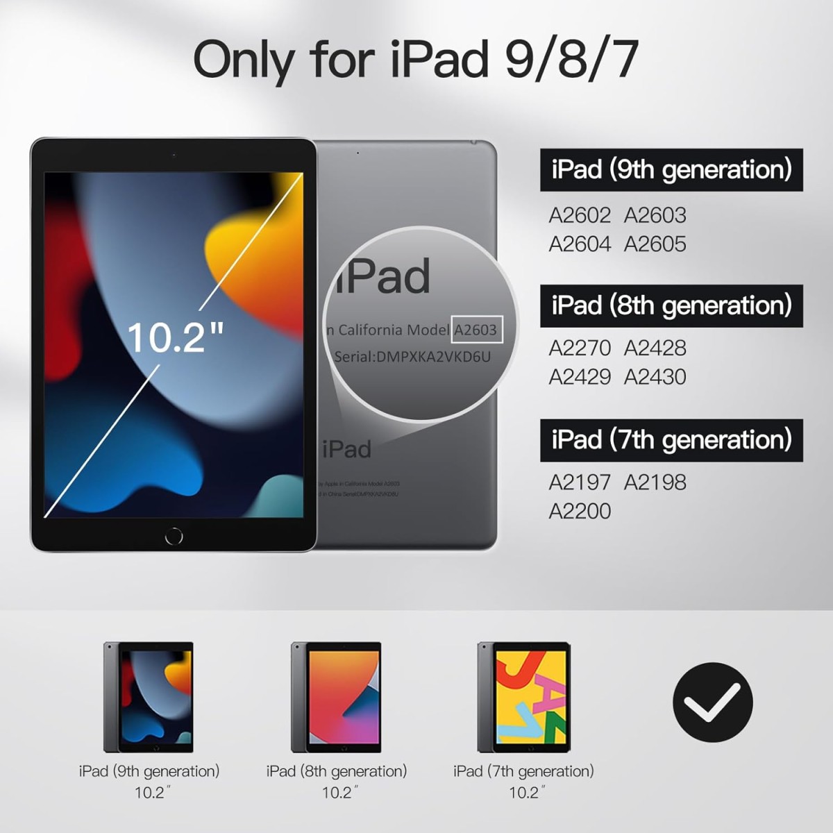 JETech iPad 10.2 Inch Case (2021/2020/2019 Model, 9th/8th/7th Generation), Auto-Sleep/Wake Case (Misty Green) JETech iPad 10.2 Inch Case (2021/2020/2019 Model, 9th/8th/7th Generation), Auto-Sleep/Wake Case (Misty Green)