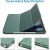 JETech iPad 10.2 Inch Case (2021/2020/2019 Model, 9th/8th/7th Generation), Auto-Sleep/Wake Case (Misty Green)