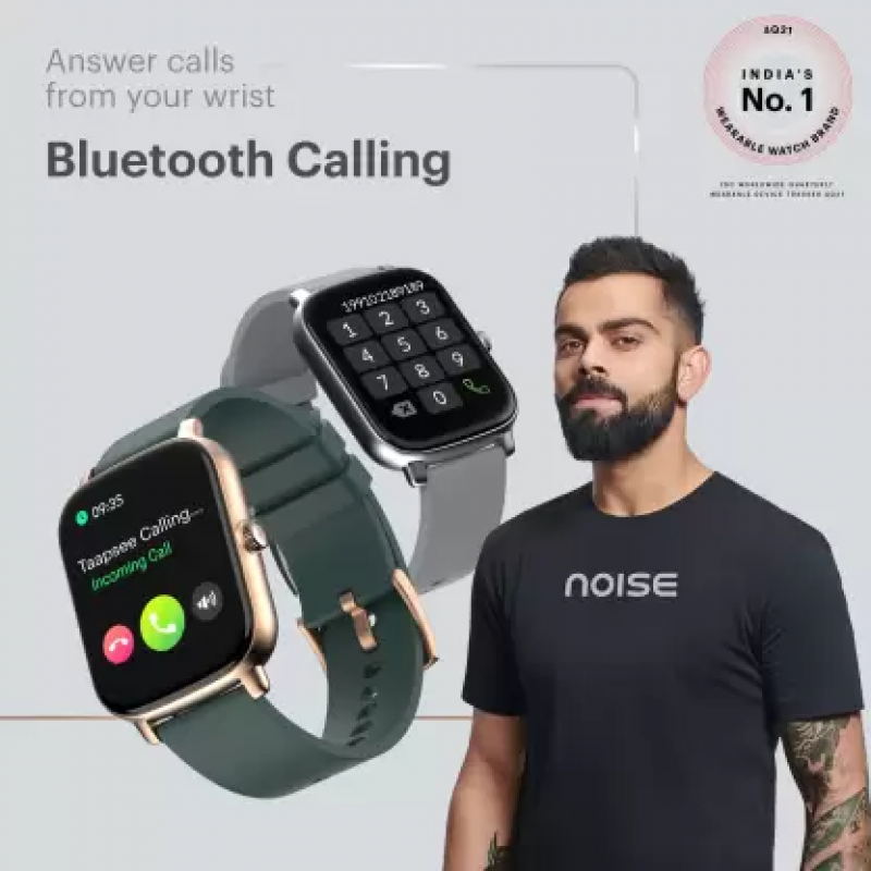 Noise Icon Buzz 1.69" Display with Bluetooth Calling, Women's Edition, Voice Assistant Smartwatch (Pink Strap, Regular) (un box) Noise Icon Buzz 1.69" Display with Bluetooth Calling, Women's Edition, Voice Assistant Smartwatch (Pink Strap, Regular) (un box)