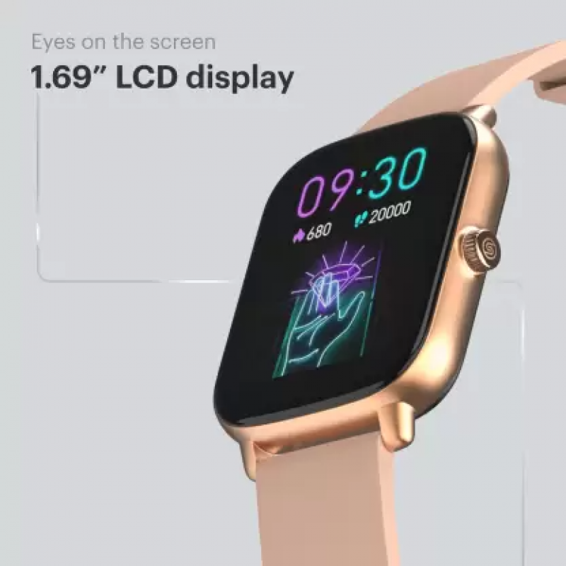 Noise Icon Buzz 1.69" Display with Bluetooth Calling, Women's Edition, Voice Assistant Smartwatch (Pink Strap, Regular) (un box) Noise Icon Buzz 1.69" Display with Bluetooth Calling, Women's Edition, Voice Assistant Smartwatch (Pink Strap, Regular) (un box)