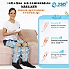 JSB HF166 Air Compression Leg Massager for Foot, Calf, Thighs & Arms Pain Relief