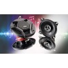 JXL 1090 High Performance 3 Way 4 Inch Coaxial Car Speaker with Inbuilt PEI Car Tweeter and HOP Woofer 500W MAX Pair (Black)