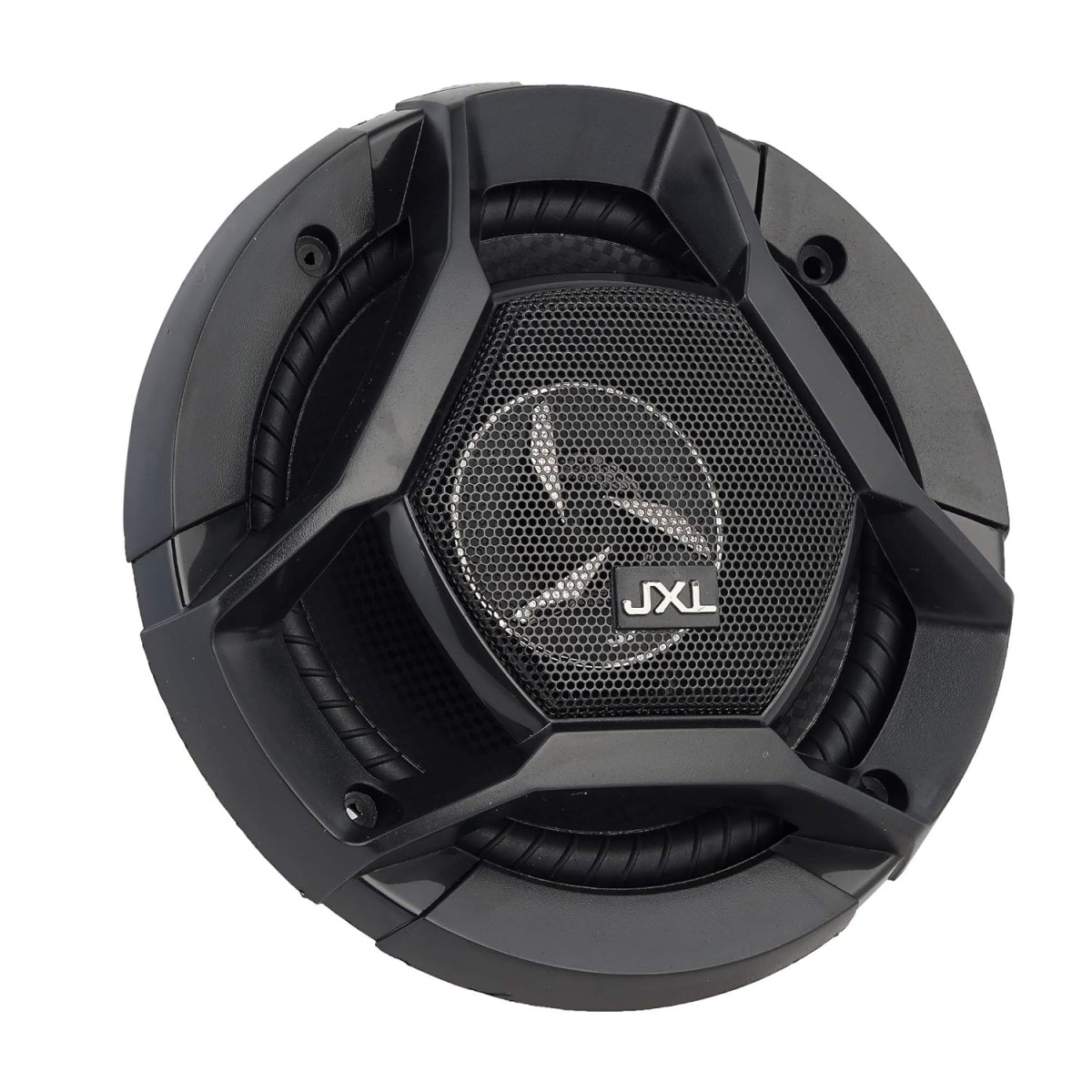 JXL 1090 High Performance 3 Way 4 Inch Coaxial Car Speaker with Inbuilt PEI Car Tweeter and HOP Woofer 500W MAX Pair (Black)