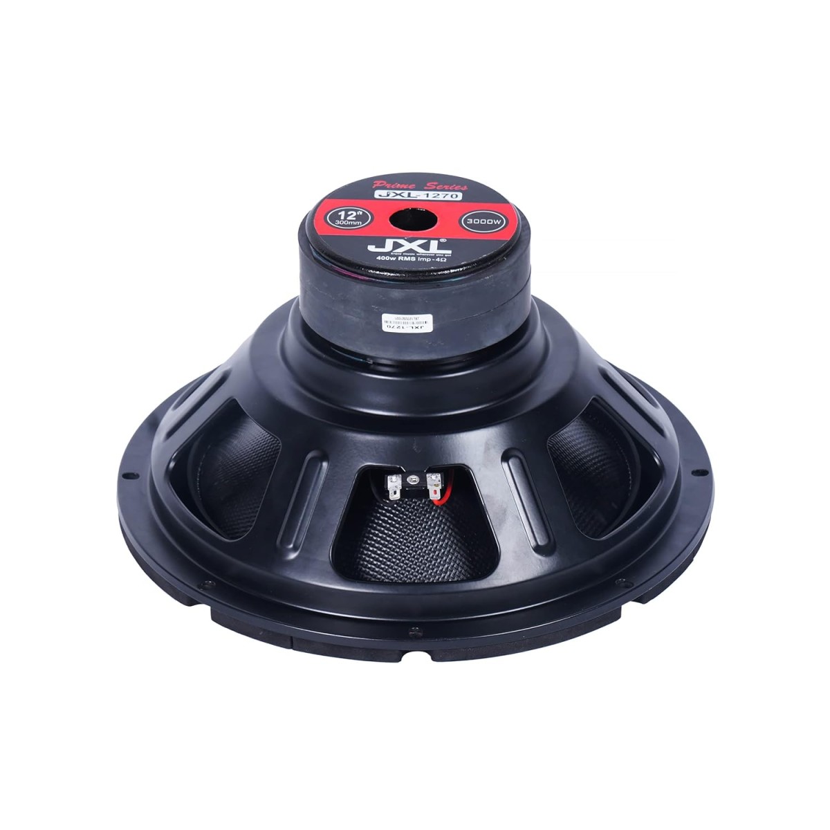 JXL 1270 12 Inch(30.4cm) Double Magnet Car Subwoofer 3000 Watts Black