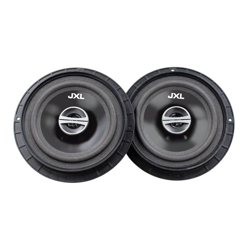 JXL 1690 R Three Way 6.5 Inches Coaxial High Bass Speaker for Car with Imported Rubber Foam Edge Cone 700W MAX Power with Ring/Water Resistant(Black)