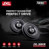 JXL 1690 R Three Way 6.5 Inches Coaxial High Bass Speaker for Car with Imported Rubber Foam Edge Cone 700W MAX Power with Ring/Water Resistant(Black)