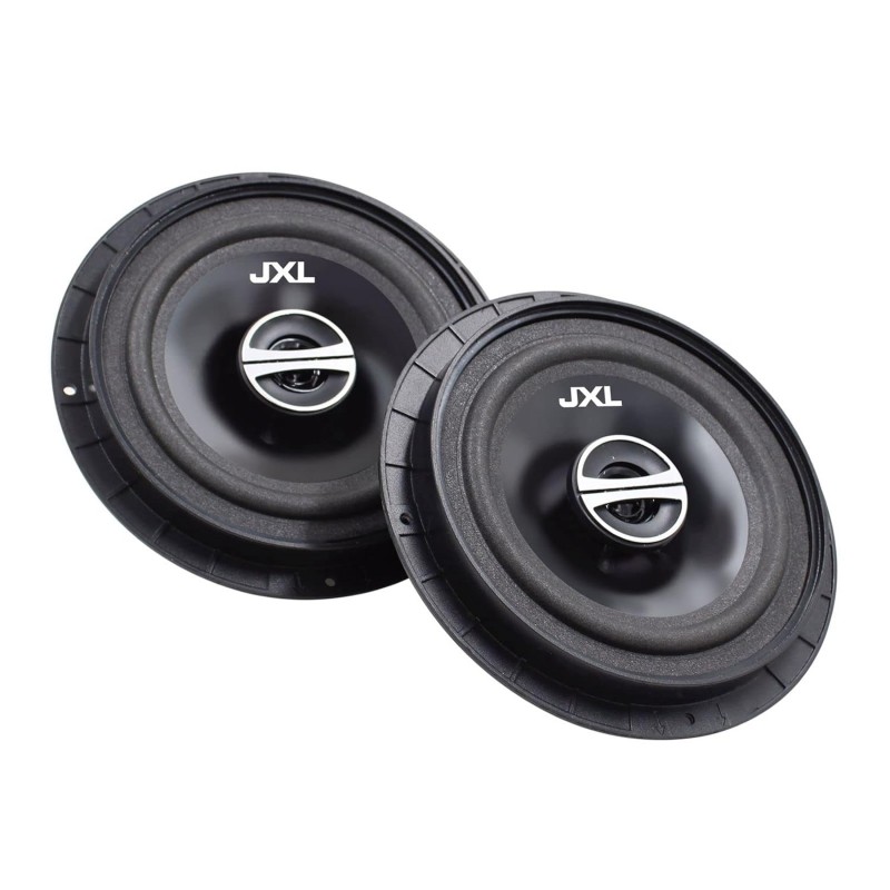 JXL 1690 R Three Way 6.5 Inches Coaxial High Bass Speaker for Car with Imported Rubber Foam Edge Cone 700W MAX Power with Ring/Water Resistant(Black)