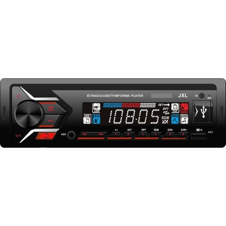 JXL-410BT Car Stereo 220W Universal Fit Single Din Mp3 Car Stereo with Dual USB Ports/Bluetooth/Hands Free Calling/FM/AUX Input/SD Card Slot & Remote Control JXL-410BT Car Stereo 220W Universal Fit Single Din Mp3 Car Stereo with Dual USB Ports/Bluetooth/Hands Free Calling/FM/AUX Input/SD Card Slot & Remote Control