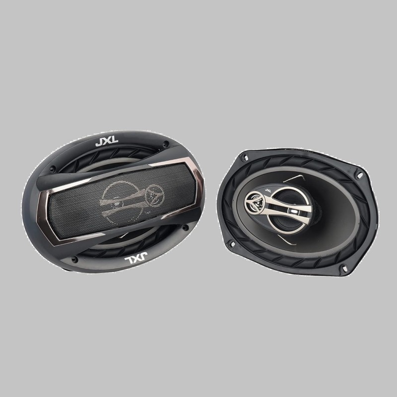 JXL 6990 Oval 3 Way High Performance Coaxial Car Speaker with Inbuilt PEI Car Tweeter and HOP Woofer 6X9 Inch 900W Pair (Black)