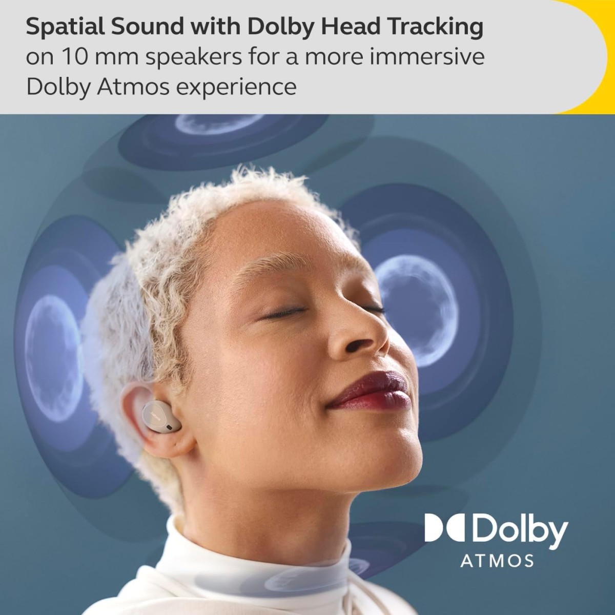 Jabra Elite 10 True Wireless Earbuds – Advanced Active Noise Cancelling Earbuds with Next-Level Dolby Atmos Surround Sound –All-Day Comfort, Multipoint Bluetooth, Wireless Charging - Cream