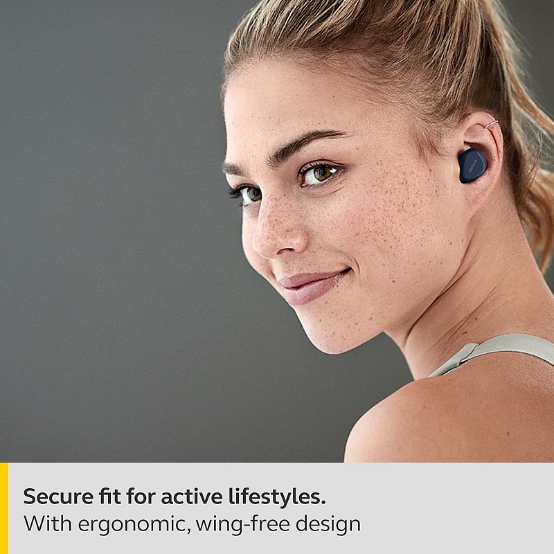 Jabra Elite 4 Active in-Ear Bluetooth Earbuds- Navy