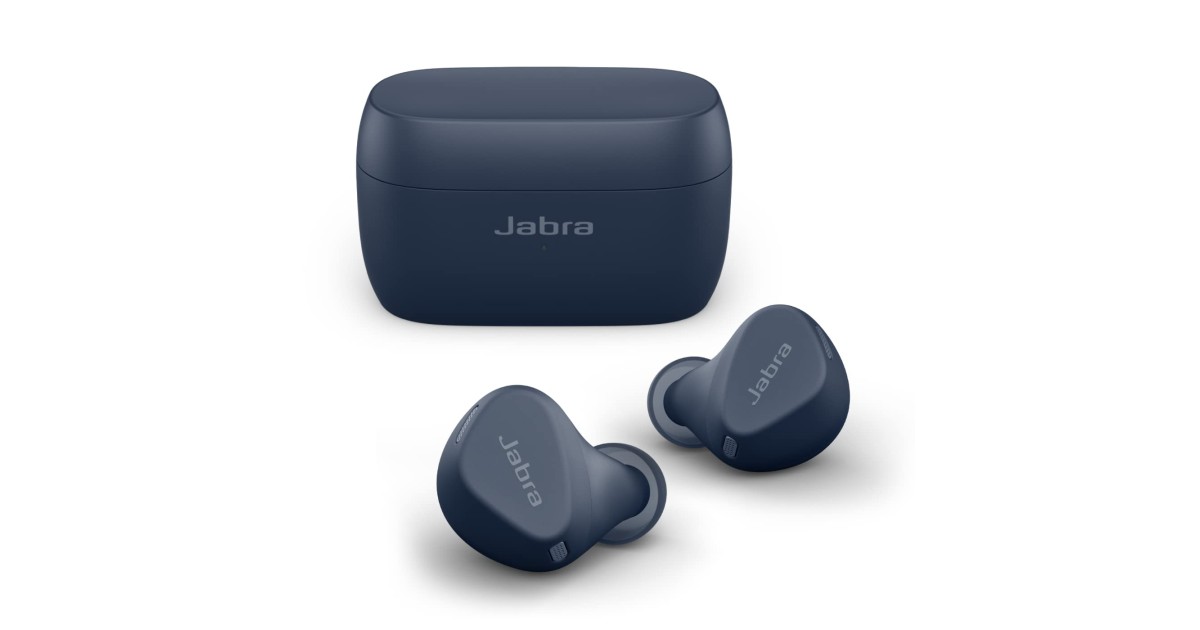 Jabra Elite 4 Active in-Ear Bluetooth Earbuds- Navy