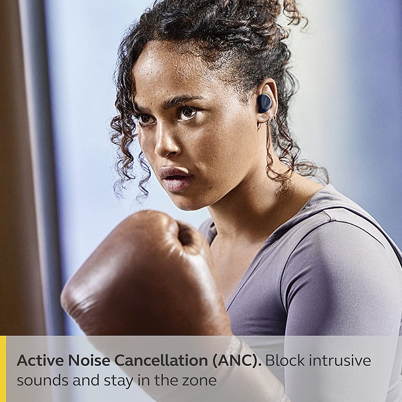 Jabra Elite 4 Active in-Ear Bluetooth Earbuds- Navy