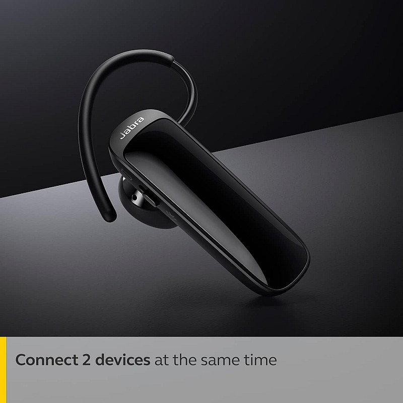 Jabra Talk 25 SE Mono Single Ear Bluetooth Truly Wireless in Ear Earbuds with Mic Media Streaming and up to 9 Hours Talk Time - Black