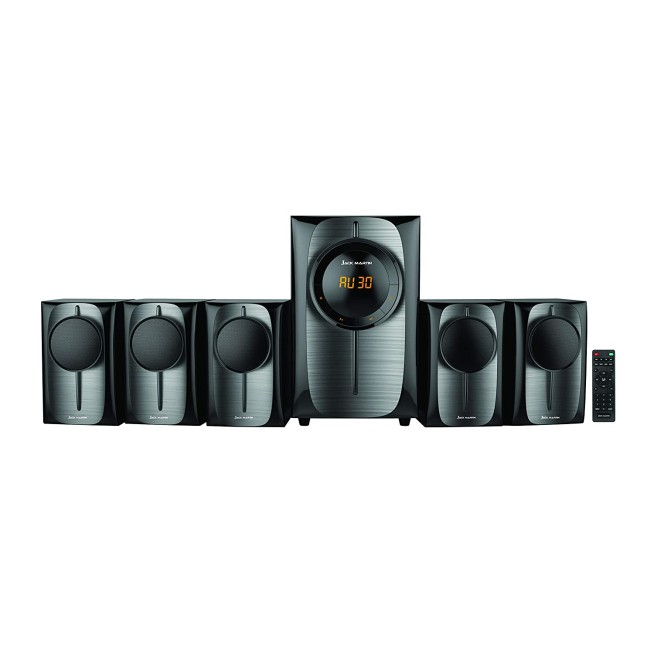 Jack Martin JM 2000 Bluetooth/SD Card/USB 5.1 Multimedia Home Theatre Speaker System with Built in FM Radio Jack Martin JM 2000 Bluetooth/SD Card/USB 5.1 Multimedia Home Theatre Speaker System with Built in FM Radio